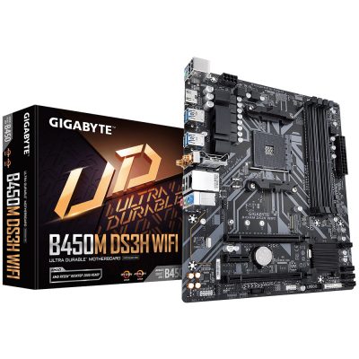 Gigabyte GA-B450M-DS3H-WIFI AMD B450 AM4 foglalat Micro ATX