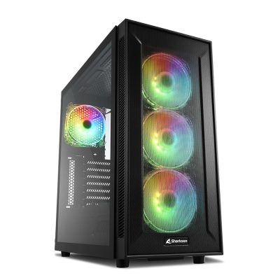 Sharkoon TG6M RGB Tower Fekete