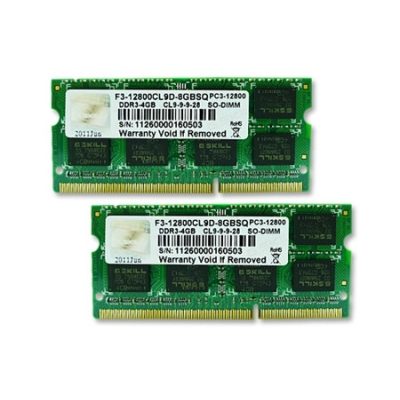 G.Skill 8GB DDR3-1600 SQ memóriamodul 2 x 4 GB 1600 Mhz