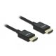 DeLOCK 85383 HDMI kábel 0,5 M HDMI A-típus (Standard) Fekete