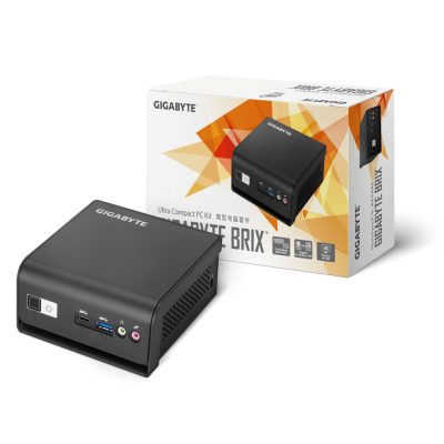 Gigabyte GB-BMPD-6005 PC/munkaállomás alapgép Fekete N6005 2 GHz