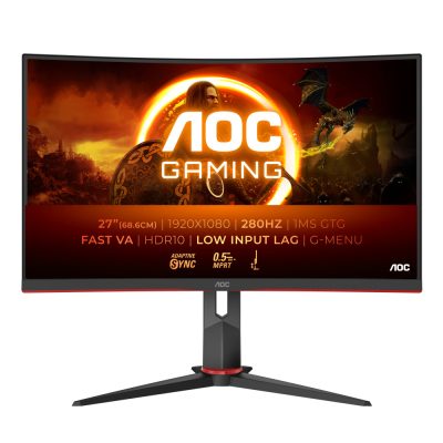 AOC G2 C27G2Z3/BK számítógép monitor 68,6 cm (27") 1920 x 1080 pixelek Full HD LED Fekete, Vörös