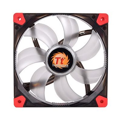 Thermaltake Luna 12 LED Blue Számítógép ház Ventilátor 12 cm Fekete, Áttetsző