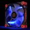 Thermaltake Luna 12 LED Blue Számítógép ház Ventilátor 12 cm Fekete, Áttetsző