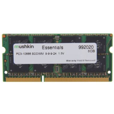 Mushkin SO-DIMM 8GB DDR3 Essentials memóriamodul 1 x 8 GB 1333 Mhz