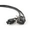 Gembird PC-186-ML12-0.5M Power cord (C5) VDE approved 0,5m Black