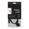 Gembird PC-186-ML12-0.5M Power cord (C5) VDE approved 0,5m Black