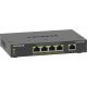 NETGEAR 5-Port Gigabit Ethernet PoE+ Plus Switch (GS305EP) Vezérelt L2/L3 Gigabit Ethernet (10/100/1000) Ethernet-áramellátás (PoE) támogatása Fekete