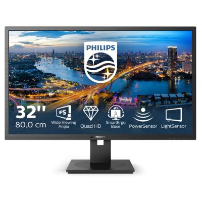Philips B Line 325B1L/00 számítógép monitor 80 cm (31.5") 2560 x 1440 pixelek 2K Ultra HD LCD Fekete