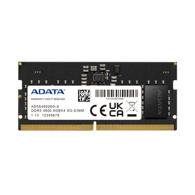 ADATA AD5S48008G-S memóriamodul 8 GB 1 x 8 GB DDR5 4800 Mhz ECC