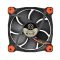 Thermaltake Riing 14 Számítógép ház Ventilátor 14 cm Fekete, Vörös