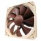 Noctua NF-P12 PWM számítógépes hűtőrendszer Számítógép ház Ventilátor 12 cm Barna, Fehér 1 dB