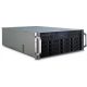 Inter-Tech 4U-4416L Rack Fekete, Ezüst