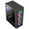 Aerocool Prism ARGB Midi Tower Fekete