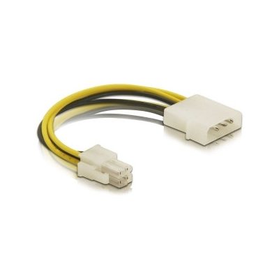 DeLOCK Cable P4 male > Molex 4pin male Többszínű 0,13 M