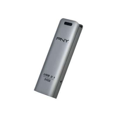 PNY FD64GESTEEL31G-EF USB flash meghajtó 64 GB 3.2 Gen 1 (3.1 Gen 1) Rozsdamentes acél