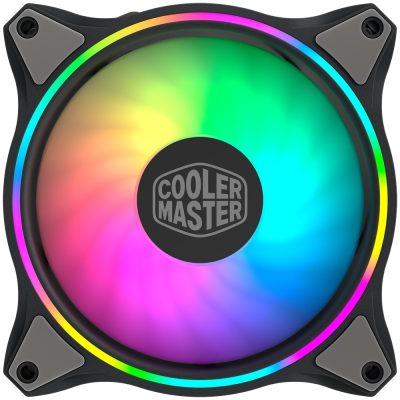 Cooler Master MasterFan MF120 Halo 3in1 Számítógép ház Ventilátor 12 cm Fekete, Szürke