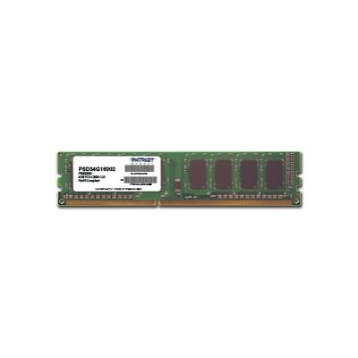 Patriot Memory 4GB PC3-12800 memóriamodul 1 x 4 GB DDR3 1600 Mhz