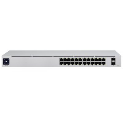 Ubiquiti UniFi USW-24 hálózati kapcsoló Vezérelt L2 Gigabit Ethernet (10/100/1000) Ezüst