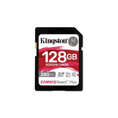 Kingston Technology Canvas React Plus 128 GB SDXC UHS-II Class 10