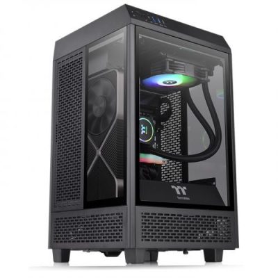 Thermaltake The Tower 100 Mini Tower Fekete