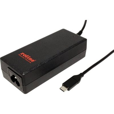 Roline USB Type-C 3.1 Power Adapter 65W 1,2m Black