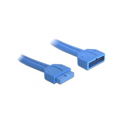 DeLOCK 82943 USB kábel 0,45 M USB 3.2 Gen 1 (3.1 Gen 1) Kék