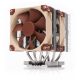 Noctua NH-D9 DX-4677 4U számítógépes hűtőrendszer Processzor Hűtő 9,2 cm Alumínium, Bézs, Barna