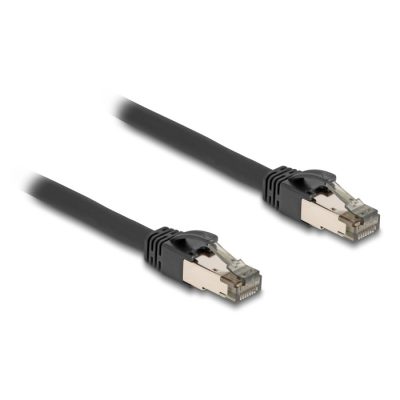 DeLOCK 80241 hálózati kábel Fekete 2 M Cat6a U/FTP (STP)