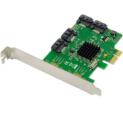 Dawicontrol PCI Card PCI-e DC-614e RAID 4Kanal SATA6G Retail RAID vezérlő PCI Express 2.0 6 Gbit/s