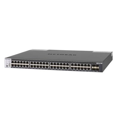 NETGEAR M4300-48X Vezérelt L3 10G Ethernet (100/1000/10000) 1U Fekete