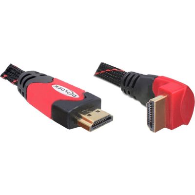 DeLOCK 2m HDMI HDMI kábel HDMI A-típus (Standard) Fekete, Vörös