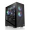 Thermaltake Divider 370 TG Midi Tower Fekete