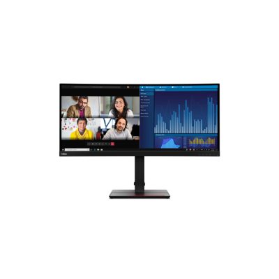 Lenovo ThinkVision P34w-20 LED display 86,7 cm (34.1") 3440 x 1440 pixelek Wide Quad HD Fekete