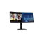 Lenovo ThinkVision P34w-20 LED display 86,7 cm (34.1") 3440 x 1440 pixelek Wide Quad HD Fekete