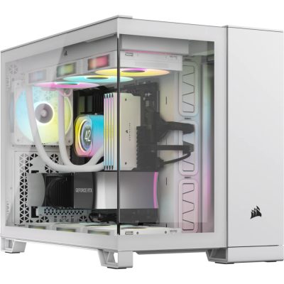 Corsair 2500X RGB Micro Tower Fehér