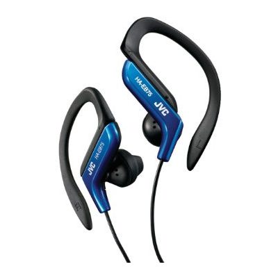 JVC HA-EB75 Fejhallgató Vezetékes Fülre akasztható Sport Fekete, Kék