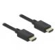 DeLOCK 85386 HDMI kábel 0,5 M HDMI A-típus (Standard) Fekete