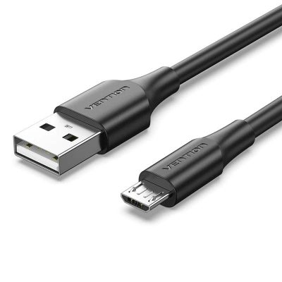 Vention CTIBF USB kábel USB 2.0 1 M USB A Micro-USB B Fekete