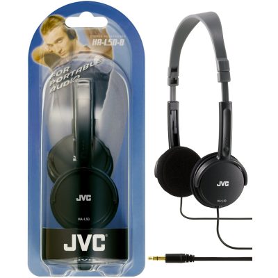 JVC HA-L50-B fejhallgató és headset Vezetékes Fejpánt Zene Fekete