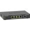 NETGEAR 5-Port Gigabit Ethernet High-Power PoE+ Plus Switch (GS305EPP) Vezérelt L2/L3 Gigabit Ethernet (10/100/1000) Ethernet-áramellátás (PoE) támogatása Fekete