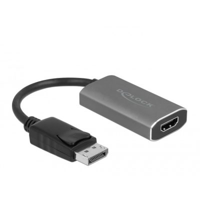 DeLOCK 63118 video átalakító kábel 0,2 M DisplayPort HDMI A-típus (Standard) Szürke