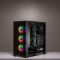 Corsair iCUE 4000X RGB Midi Tower Fekete