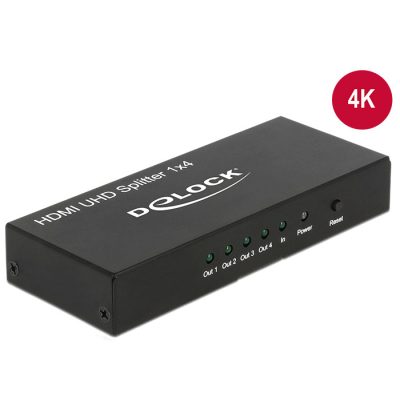 DeLOCK 18684 videó elosztó HDMI 4x HDMI