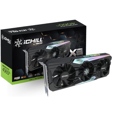 Inno3D C406T3-08D6X-17113389 videókártya NVIDIA GeForce RTX 4060 Ti 8 GB GDDR6