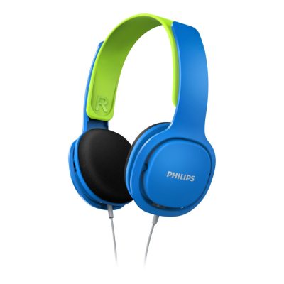 Philips SHK2000BL/00 fejhallgató és headset Vezetékes Fejpánt Zene Kék, Zöld