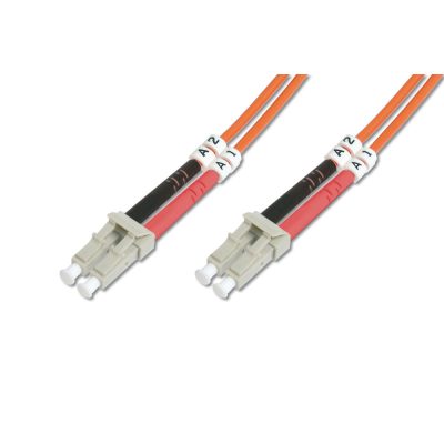 Digitus LC OM4, 1m száloptikás kábel I-VH OM2 Narancssárga