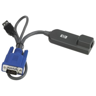 HPE KVM Console USB Interface Adapter KVM kábel Fekete