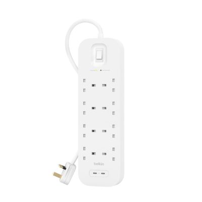 Belkin Connect Fehér 8 AC kimenet(ek) 2 M