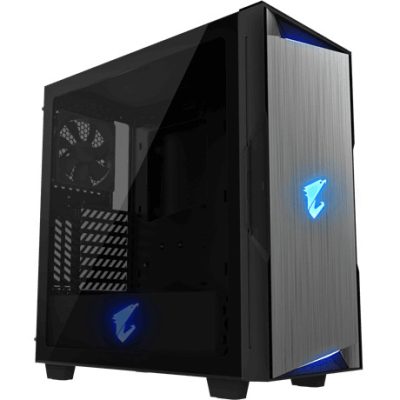 Gigabyte AORUS C300 GLASS Midi Tower Fekete